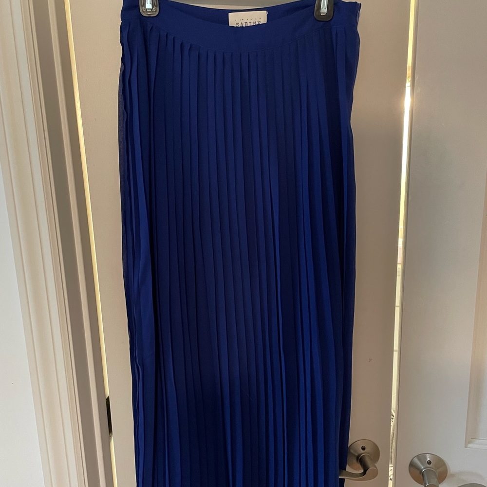 Pleated Maxi Skirt